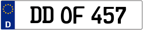 Truck License Plate